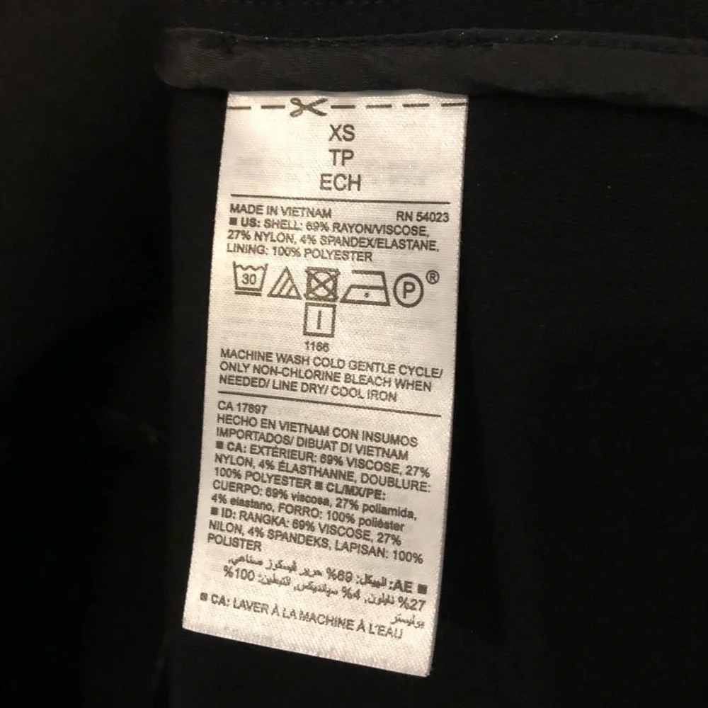 Old Navy XS Classic Women's Black Blazer Work Wear Business Casual